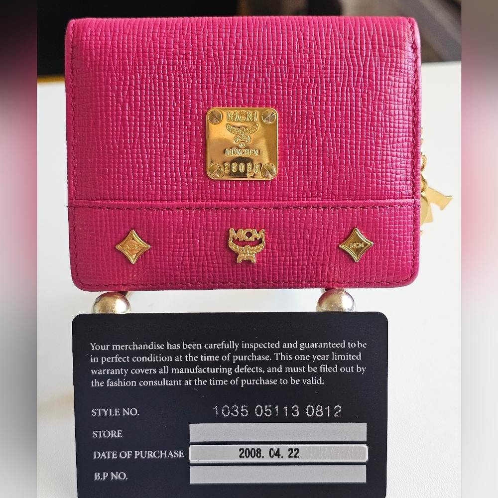 MCM card wallet